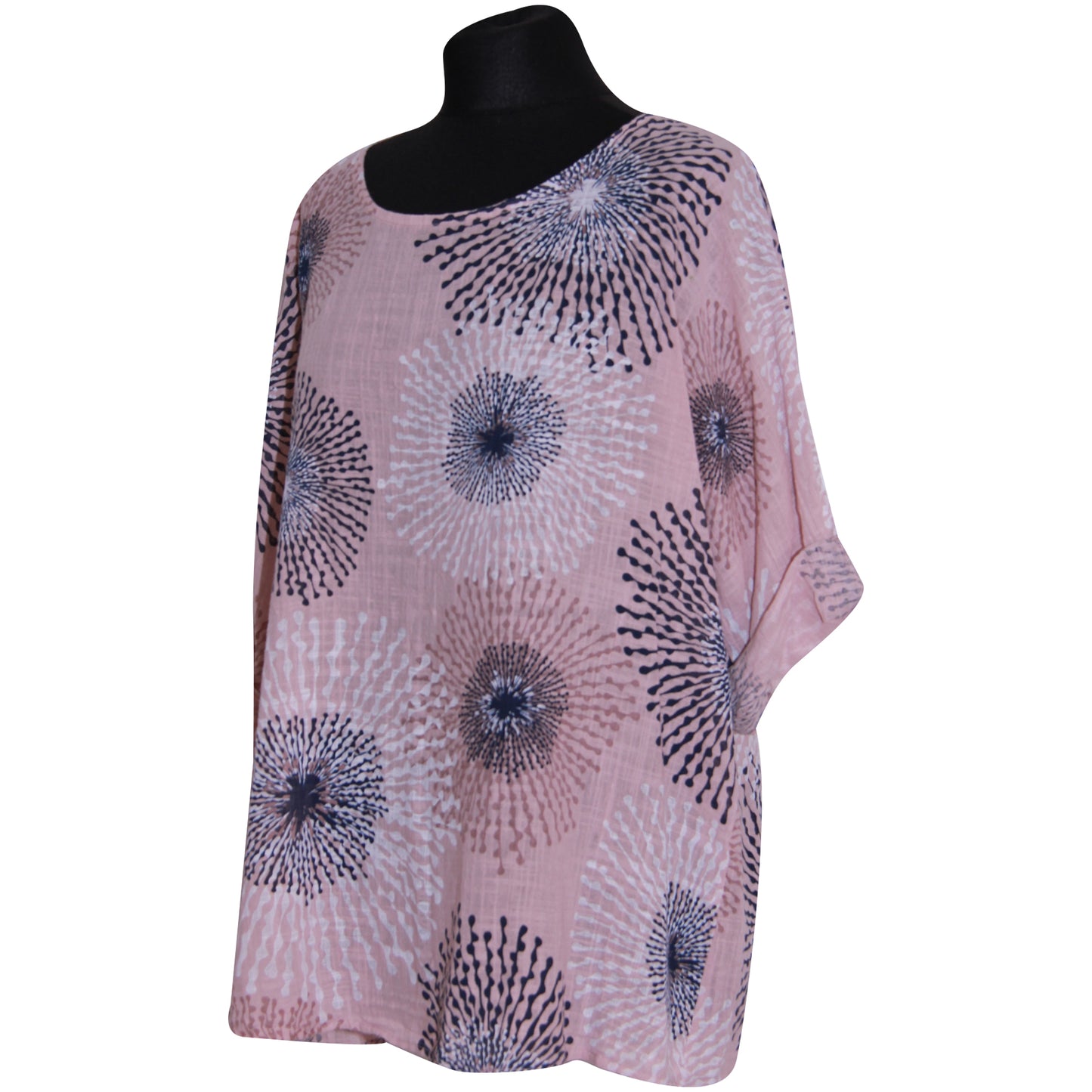 Gecropt topje met Italiaanse spetterprint - Trendy en opvallend