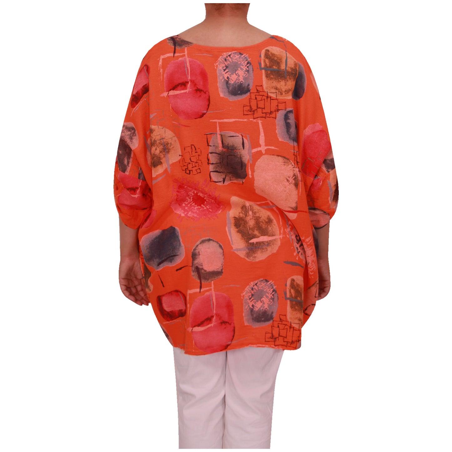 Italian Cotton Top, Apple Print, ladies tops,