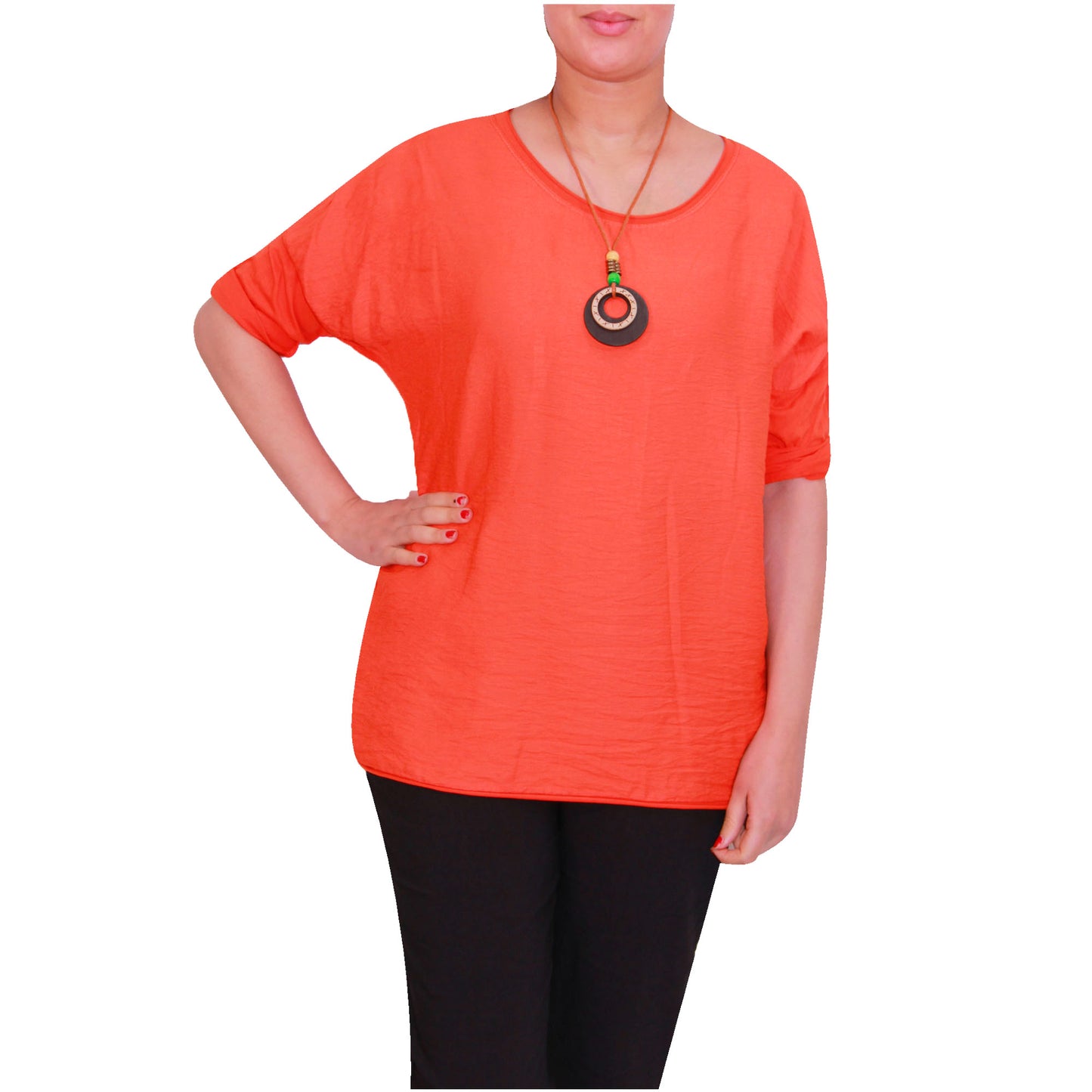 Chemise Crop Top Unie pour Femme, Fabriquée en Italie, avec un Tissu de Qualité Supérieure