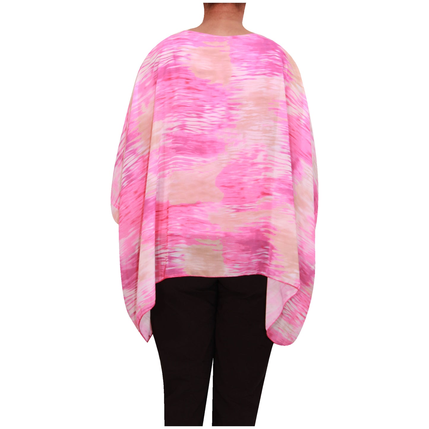 Top femme chemisier en mousseline de soie Tie Dye
