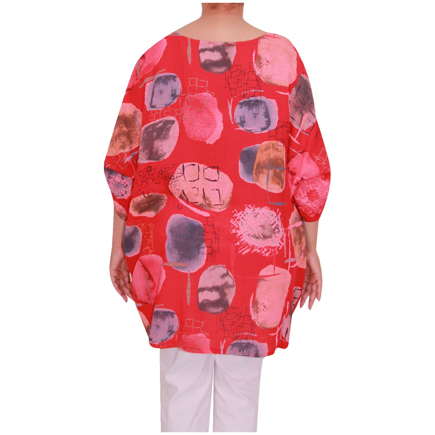 Italian Cotton Top, Apple Print, ladies tops,