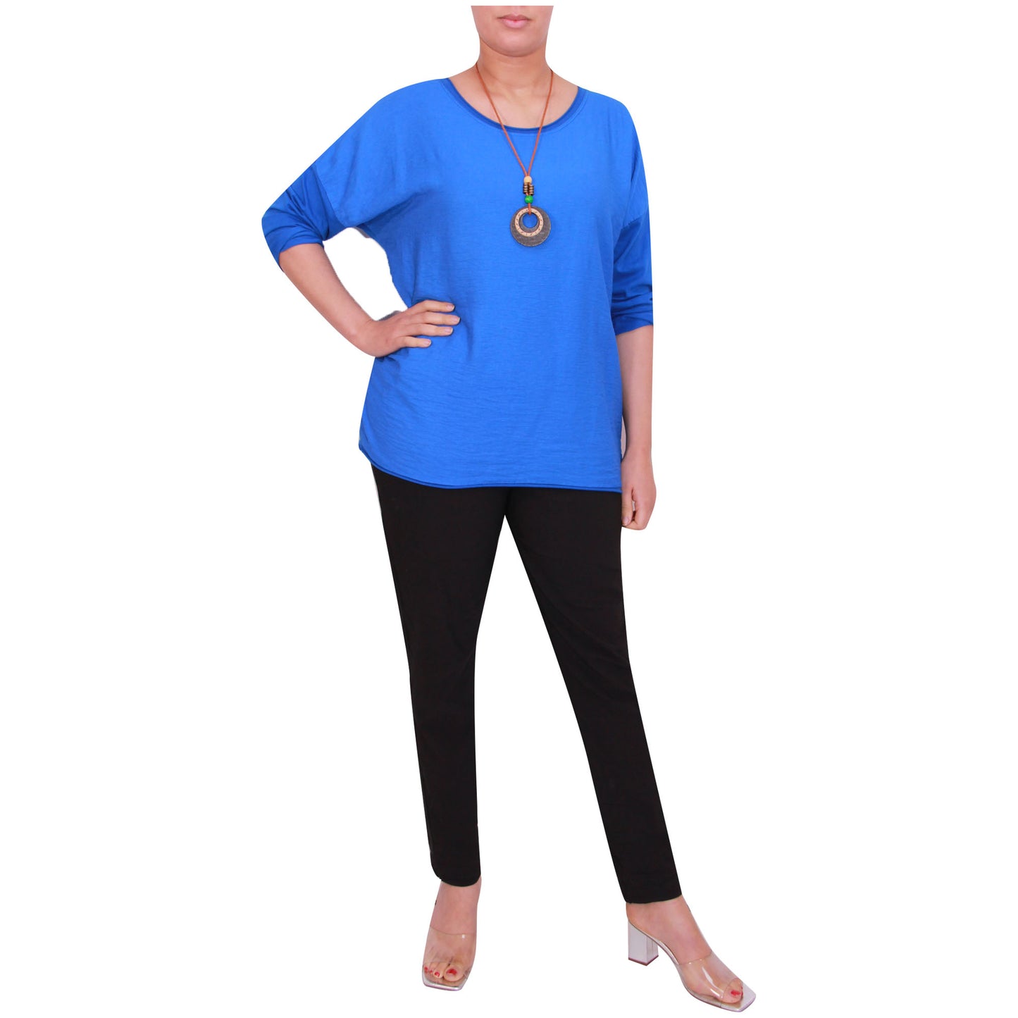 Chemise Crop Top Unie pour Femme, Fabriquée en Italie, avec un Tissu de Qualité Supérieure