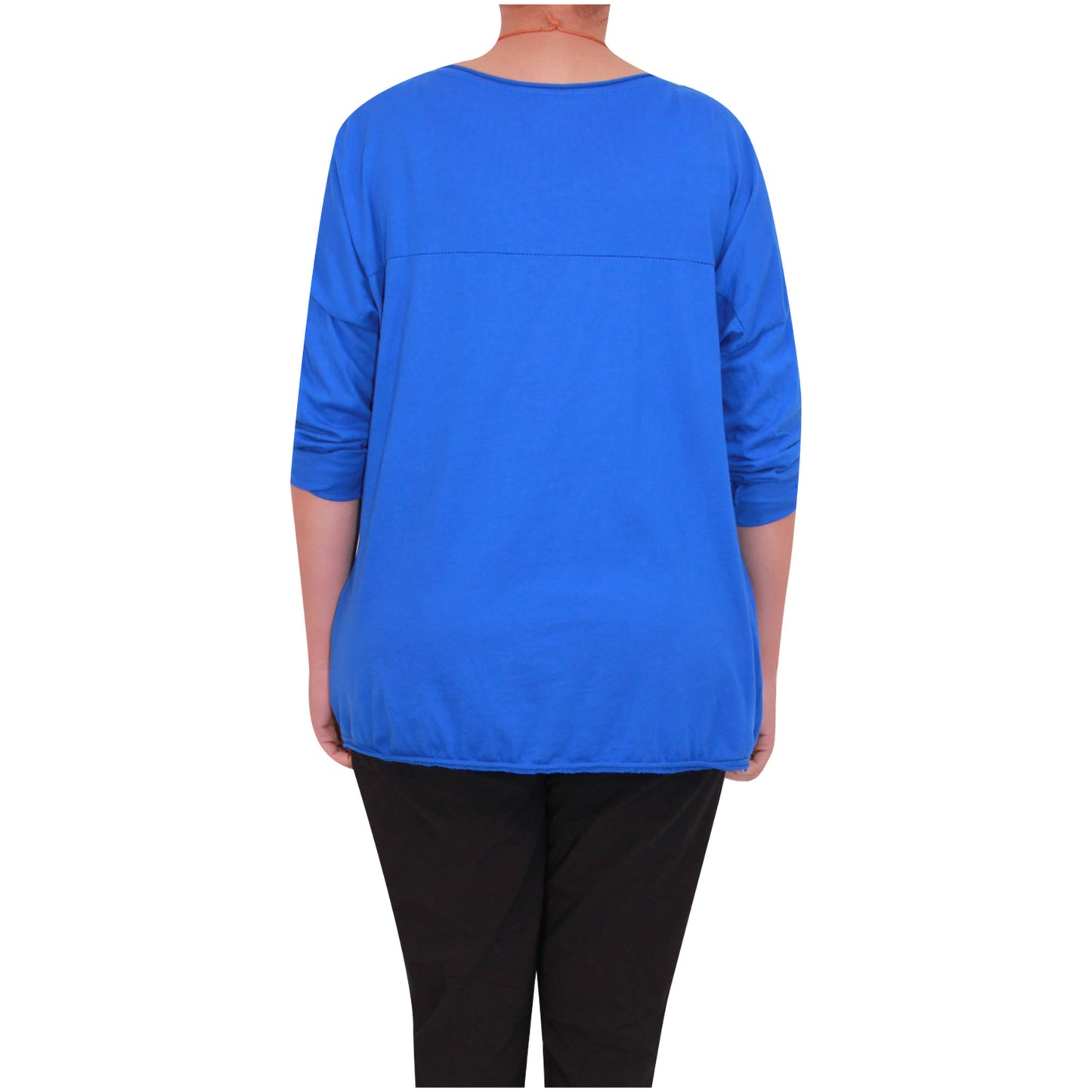 Chemise Crop Top Unie pour Femme, Fabriquée en Italie, avec un Tissu de Qualité Supérieure