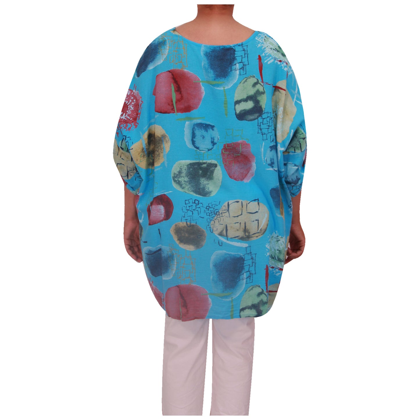 Italian Cotton Top, Apple Print, ladies tops,
