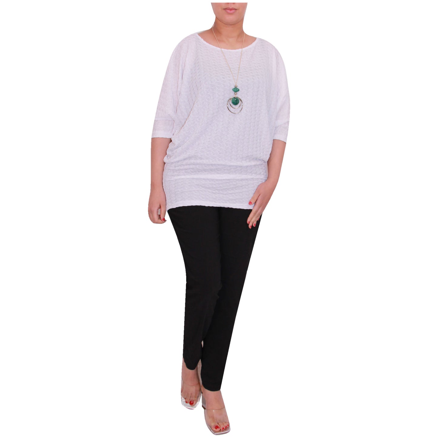 Haut de pêche Batwing pour femme avec imprimé peau