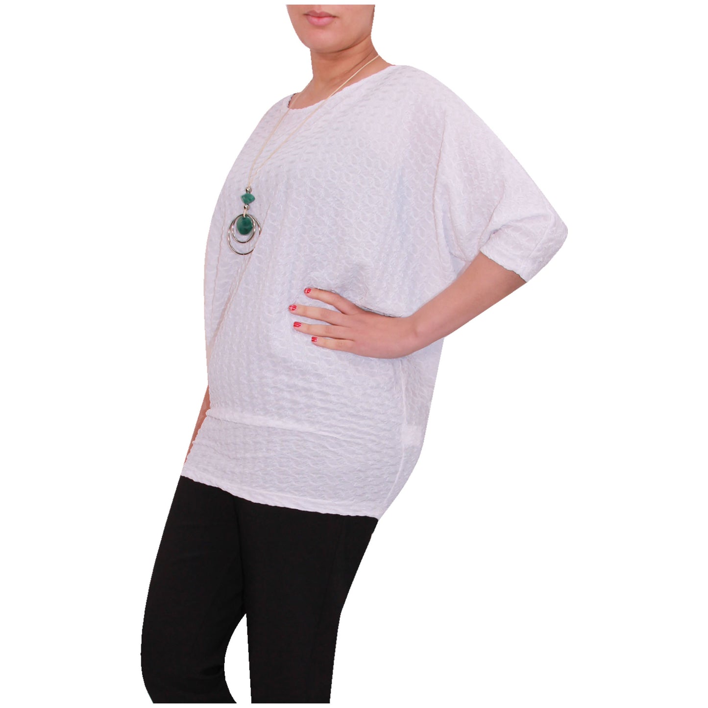 Haut de pêche Batwing pour femme avec imprimé peau
