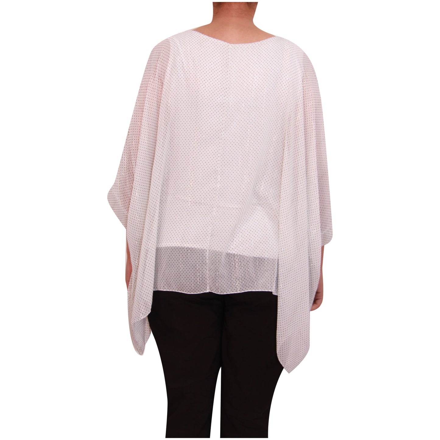 Haut femme kimono chemisier en mousseline de soie