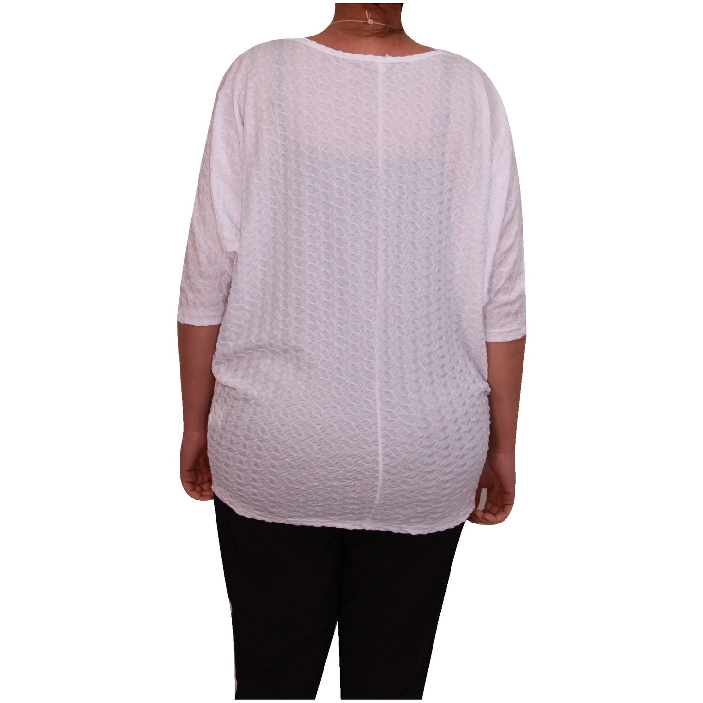 Haut de pêche Batwing pour femme avec imprimé peau