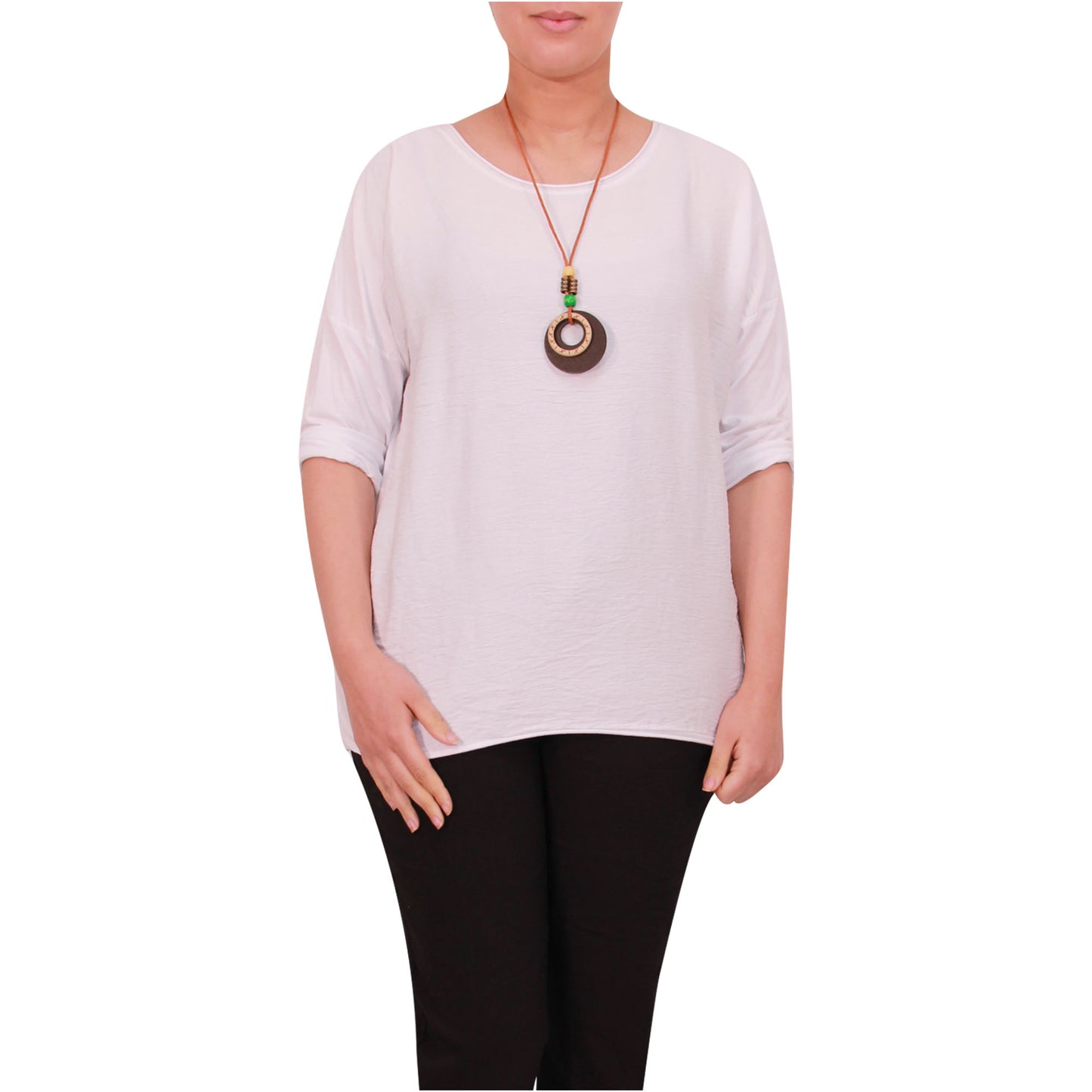 Chemise Crop Top Unie pour Femme, Fabriquée en Italie, avec un Tissu de Qualité Supérieure