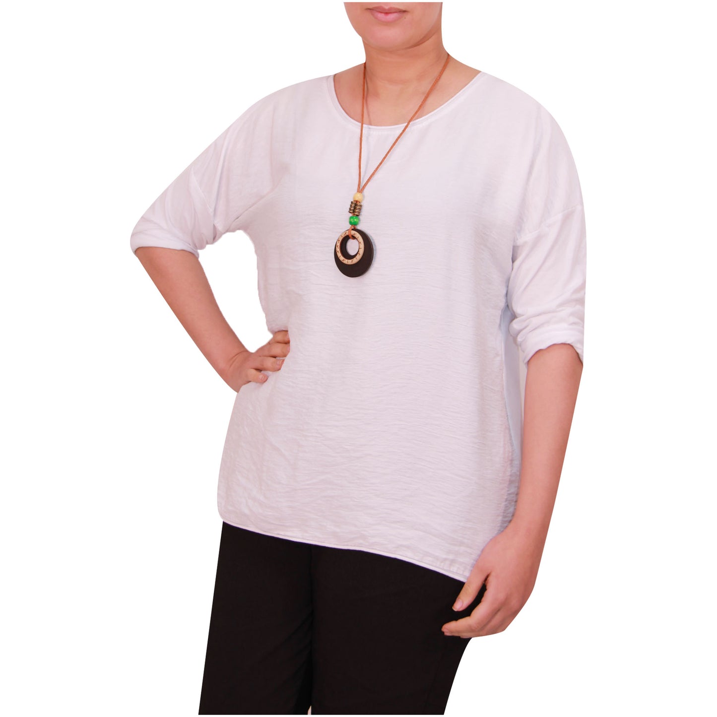 Chemise Crop Top Unie pour Femme, Fabriquée en Italie, avec un Tissu de Qualité Supérieure