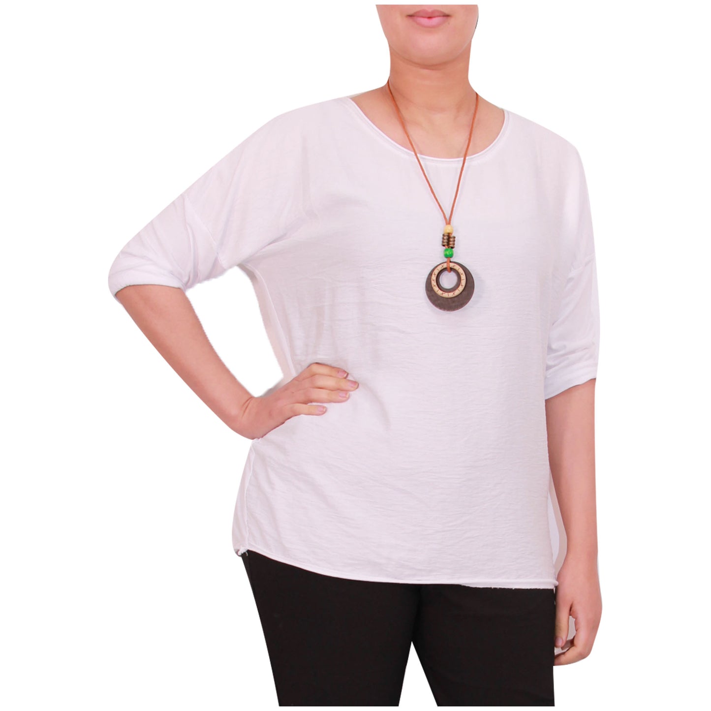 Chemise Crop Top Unie pour Femme, Fabriquée en Italie, avec un Tissu de Qualité Supérieure