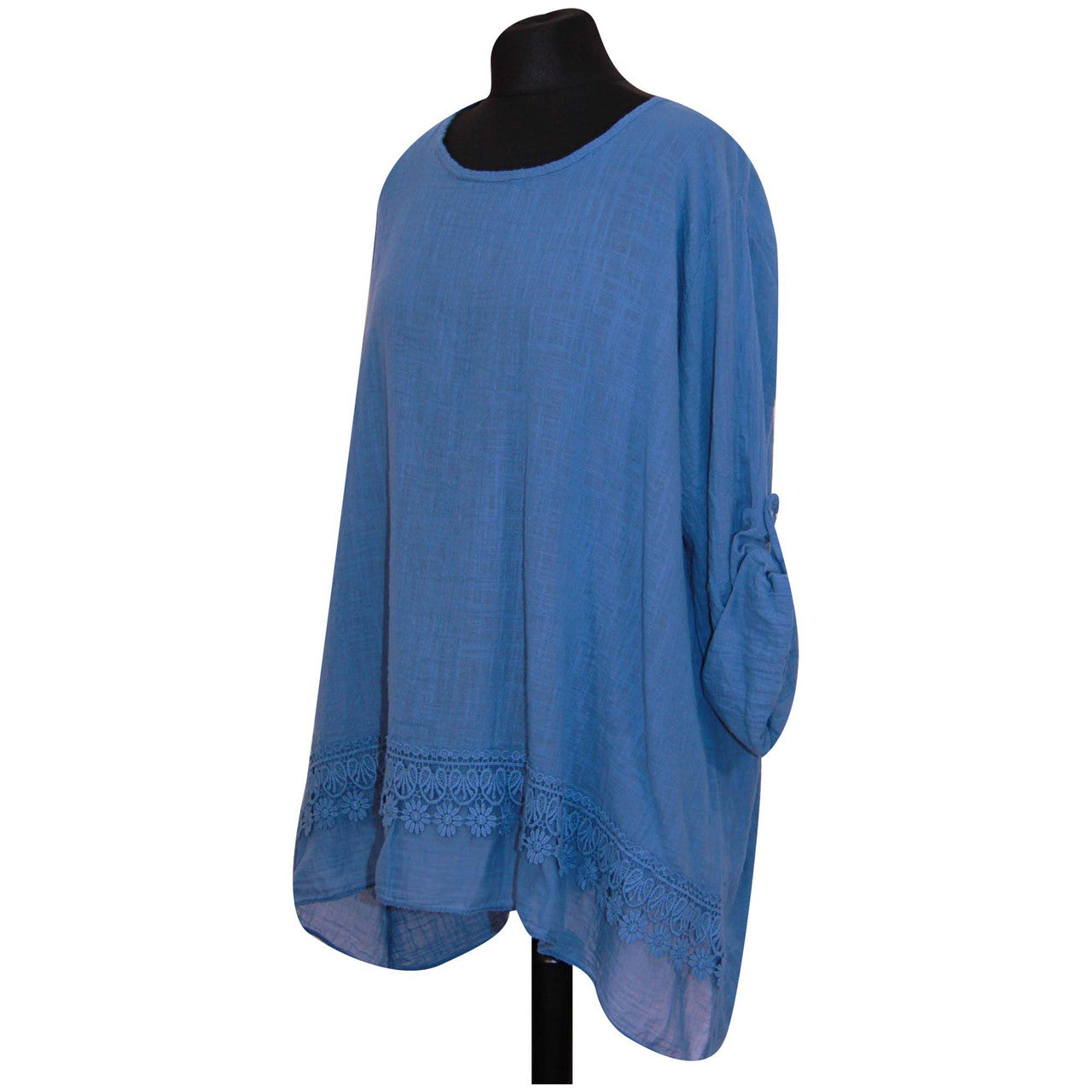 Italian Ladies Plain Lace Top