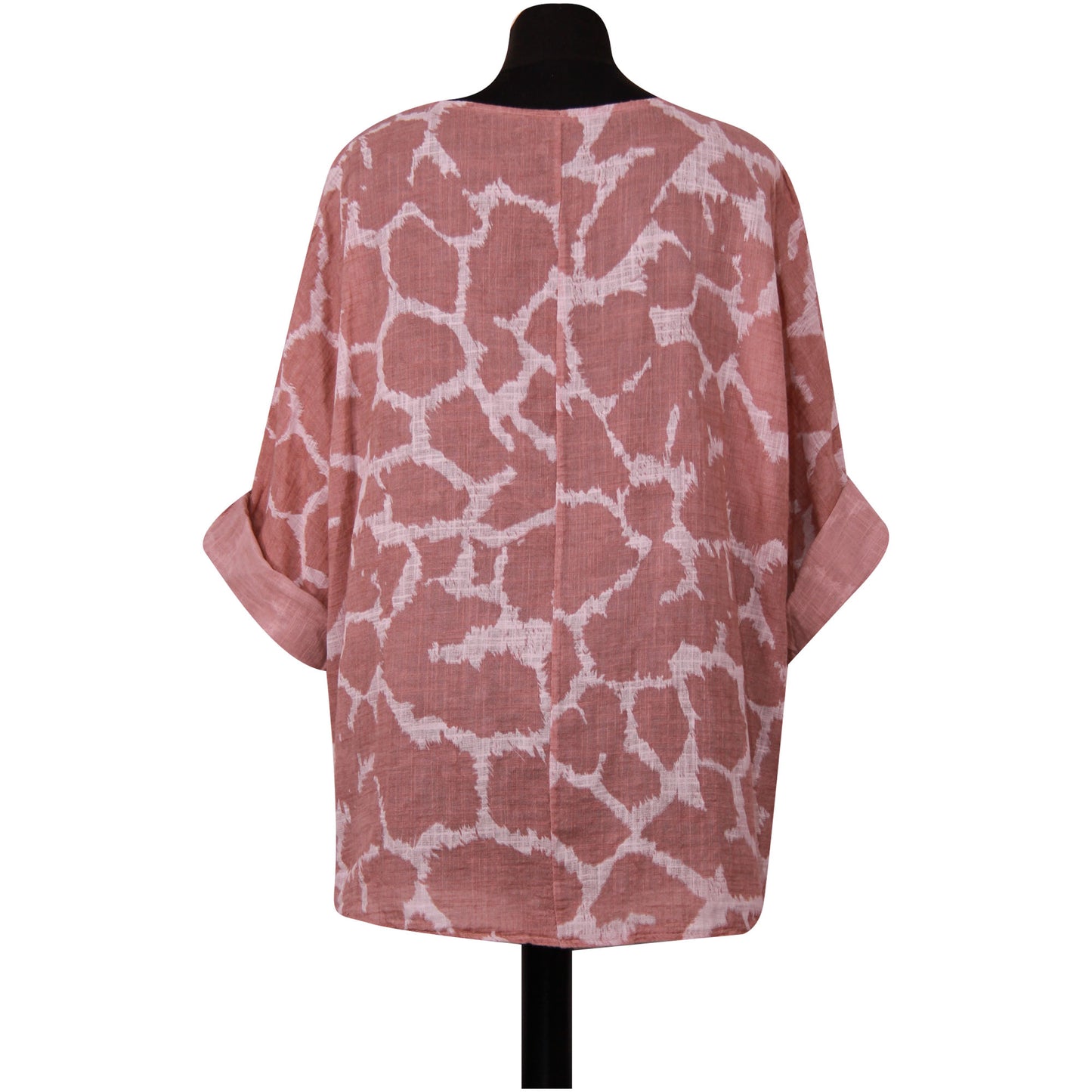 Giraffe Print Italian Crop Top
