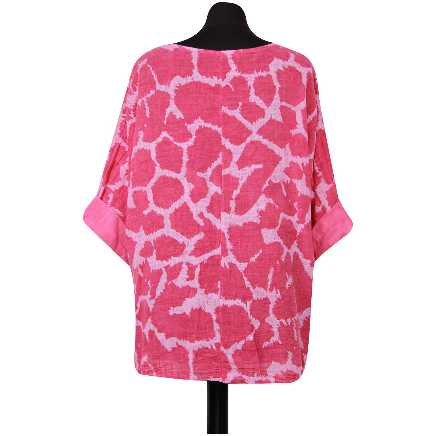 Giraffe Print Italian Crop Top