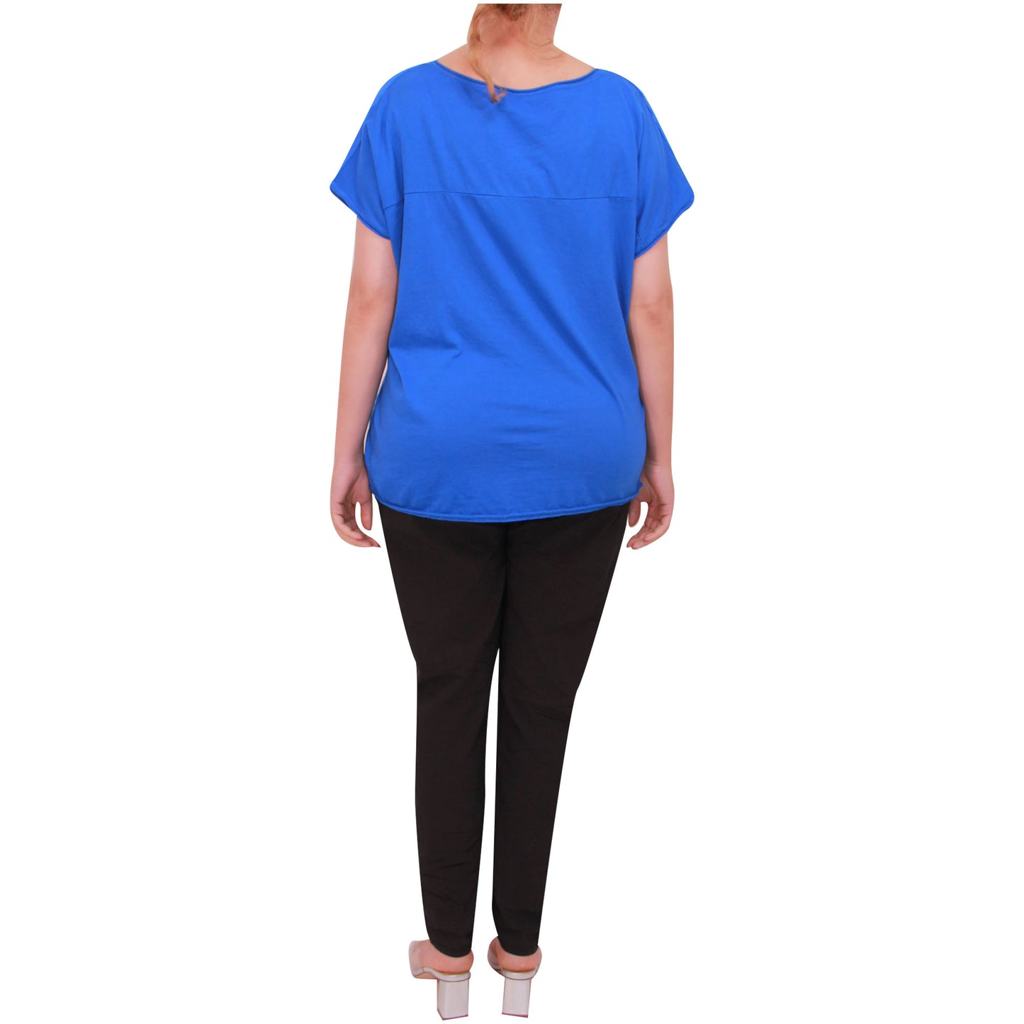 Haut à manches courtes pour femmes, t-shirt imprimé feuille italienne pour femmes, été