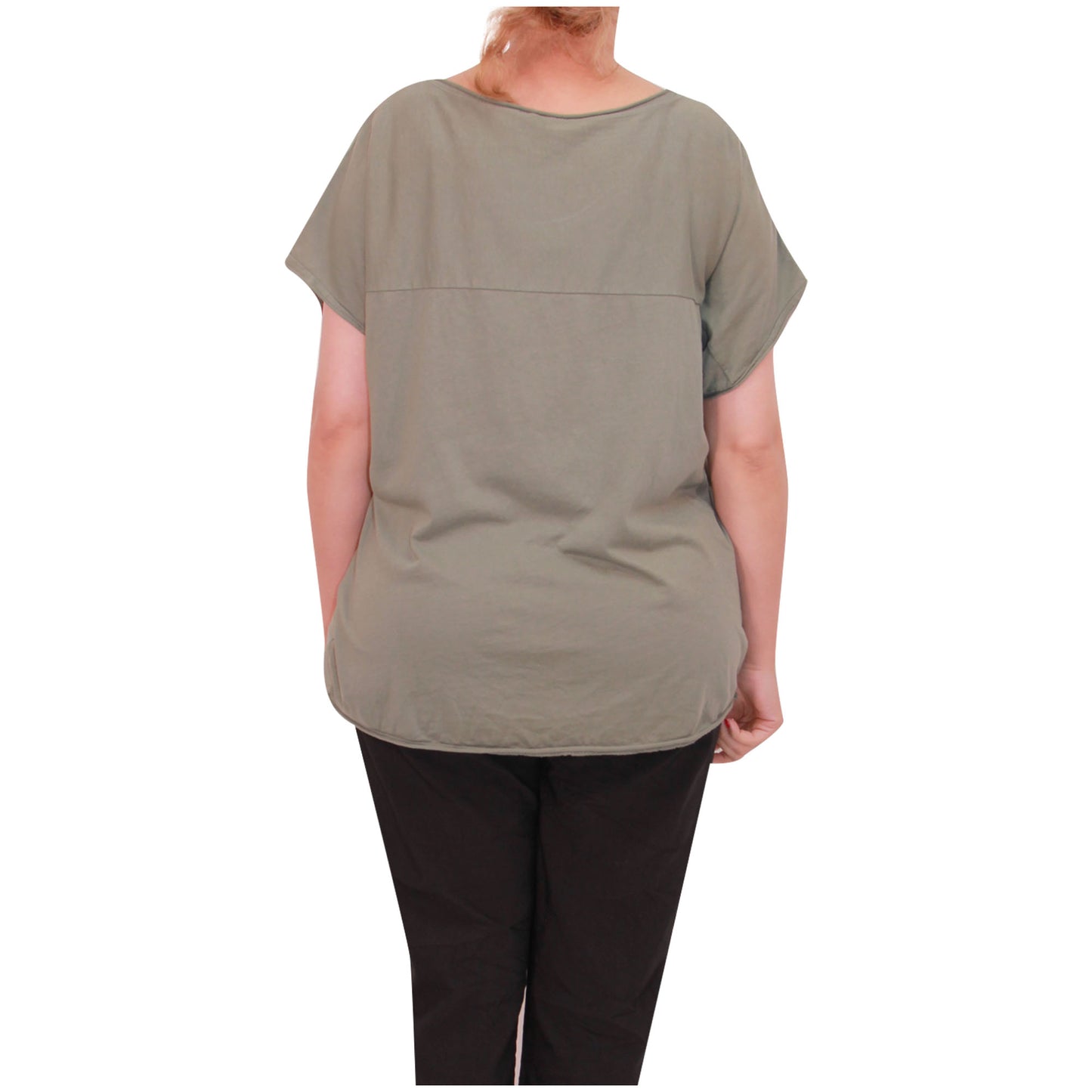 Haut à manches courtes pour femmes, t-shirt imprimé feuille italienne pour femmes, été