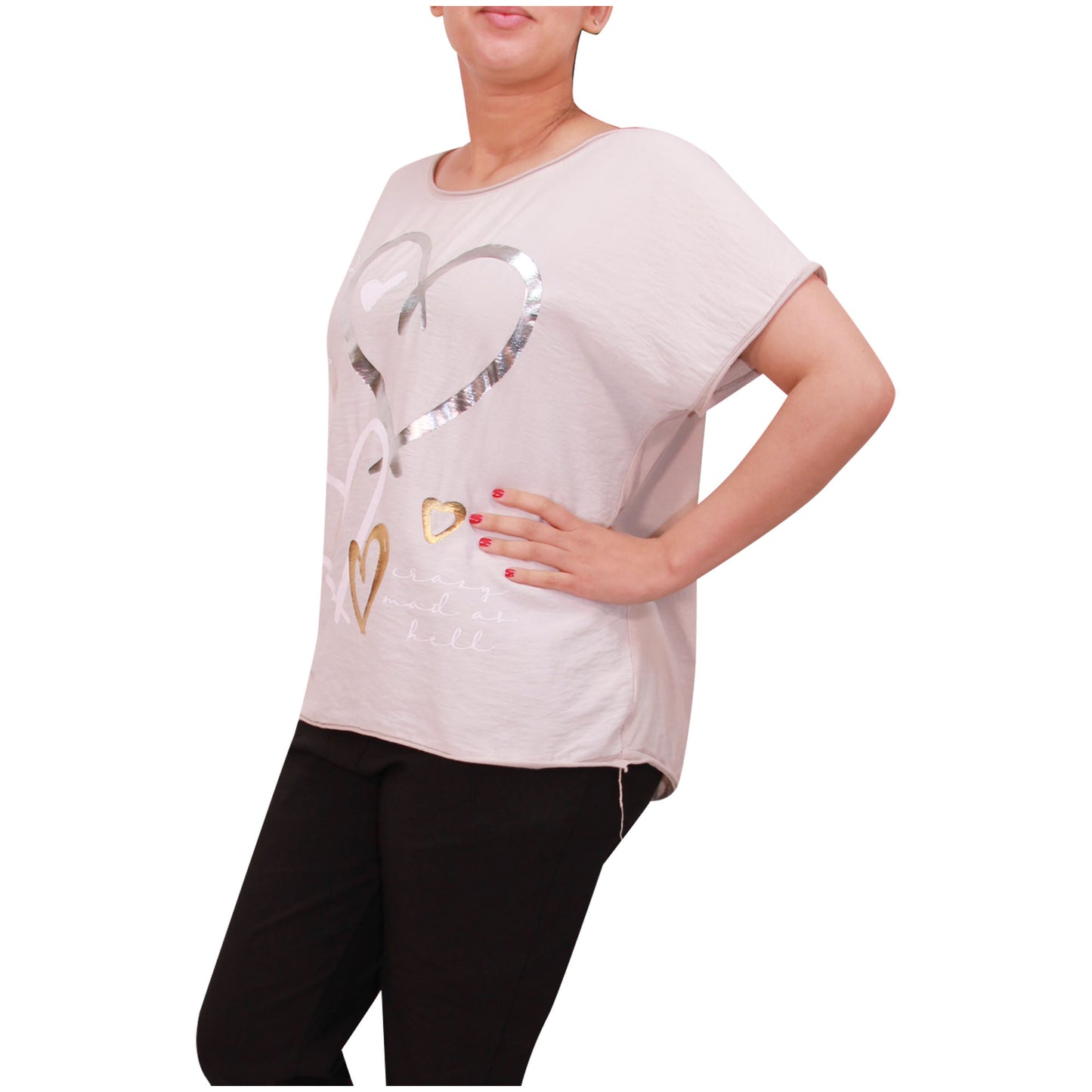 Haut à manches courtes pour femmes, t-shirt imprimé feuille italienne pour femmes, été