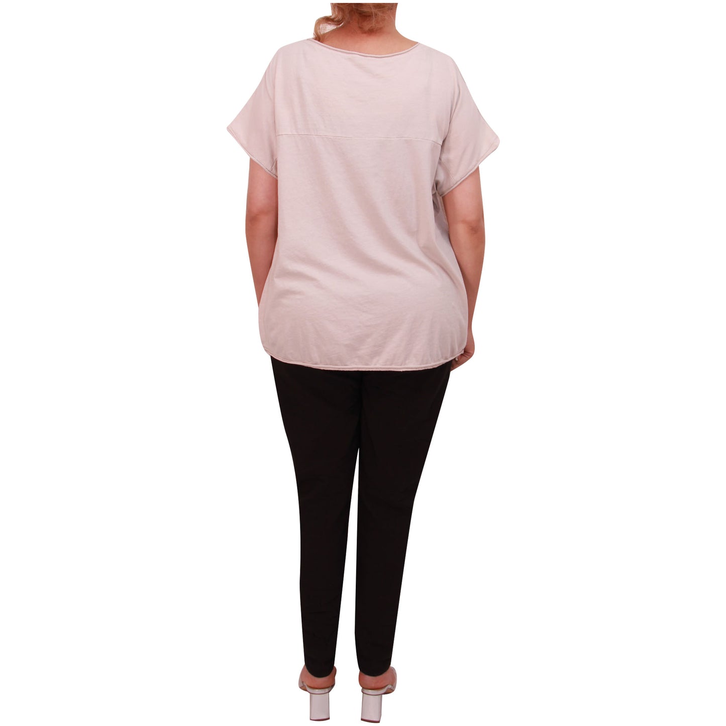Haut à manches courtes pour femmes, t-shirt imprimé feuille italienne pour femmes, été