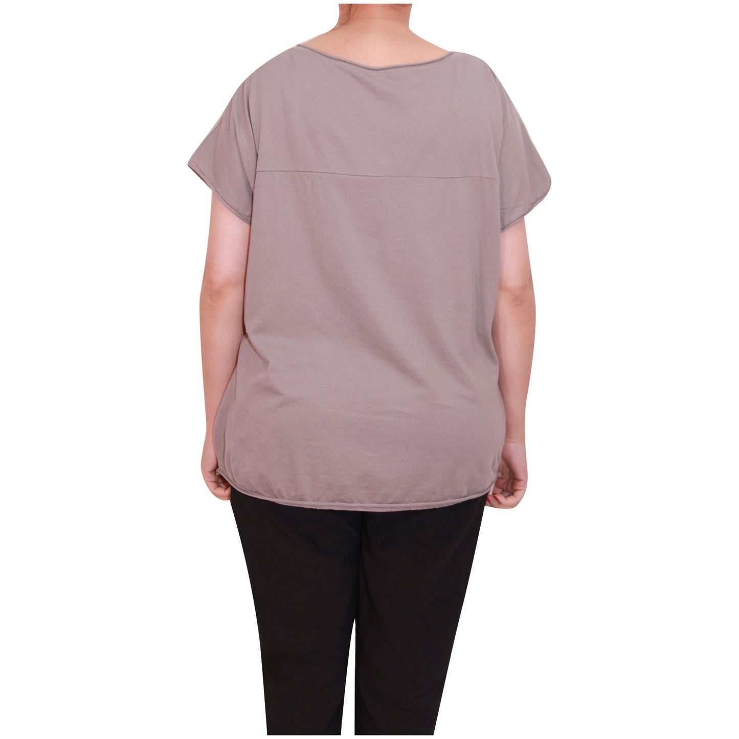 Haut à manches courtes pour femmes, t-shirt imprimé feuille italienne pour femmes, été