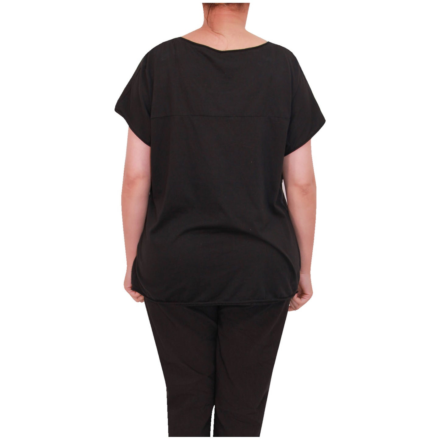 Haut à manches courtes pour femmes, t-shirt imprimé feuille italienne pour femmes, été