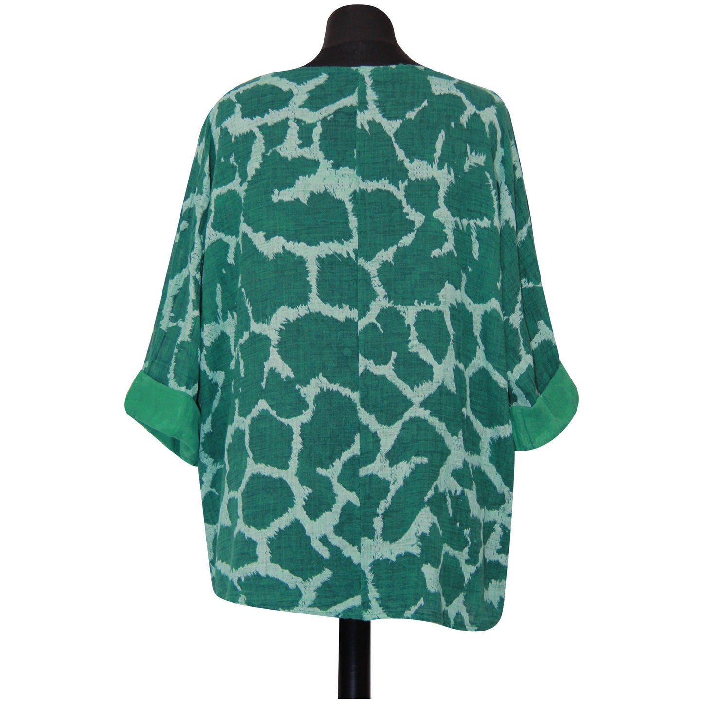 Giraffe Print Italian Crop Top