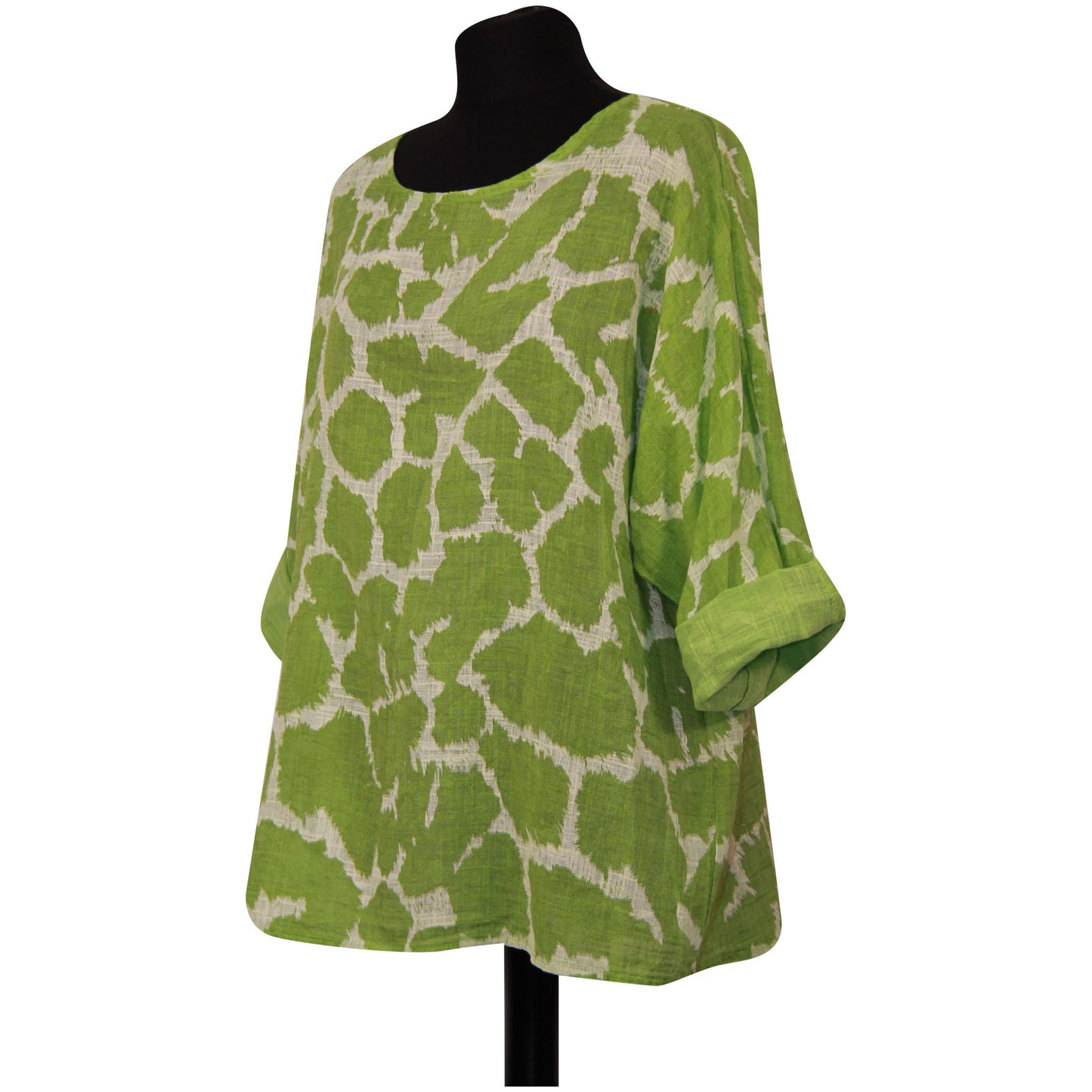 Giraffe Print Italian Crop Top