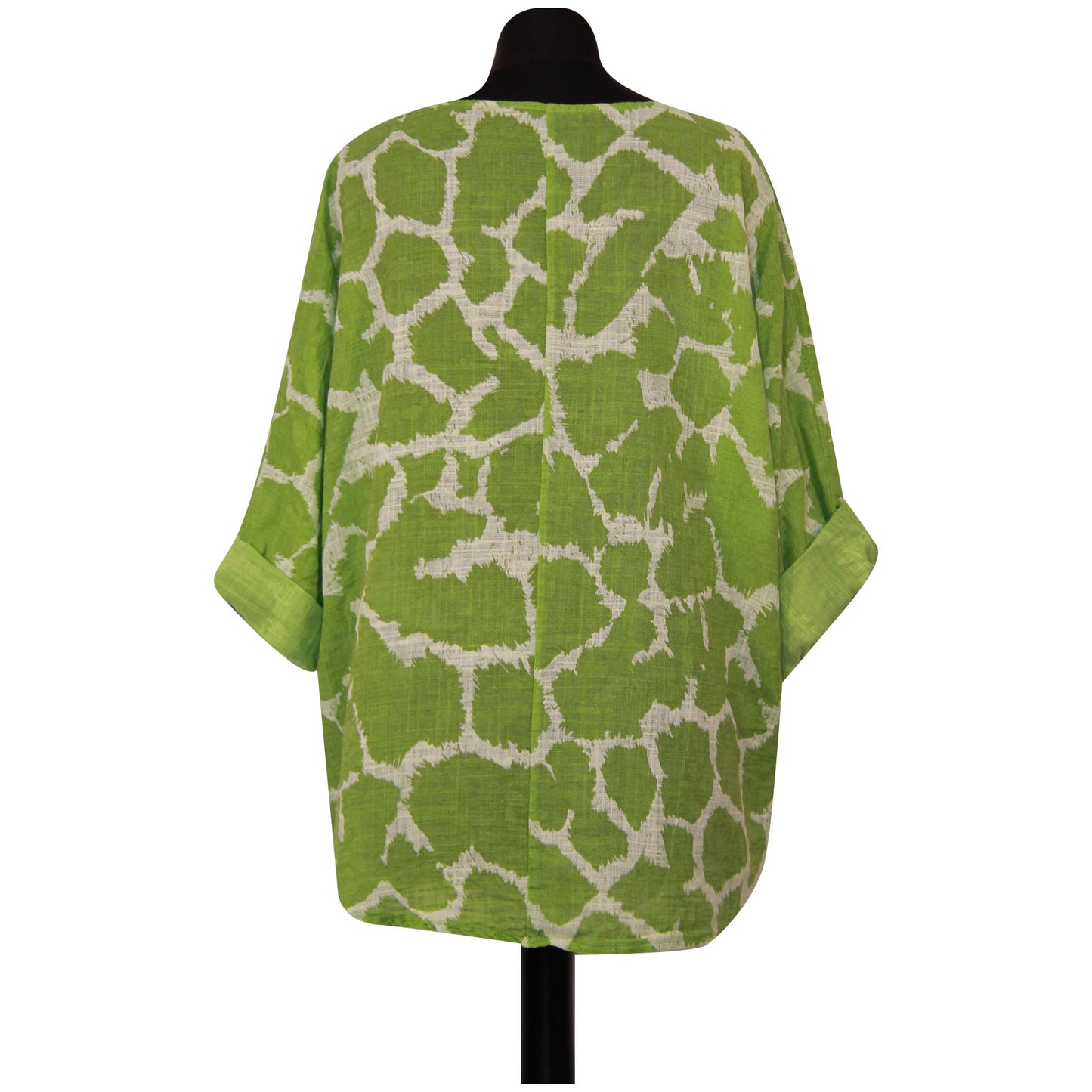 Giraffe Print Italian Crop Top