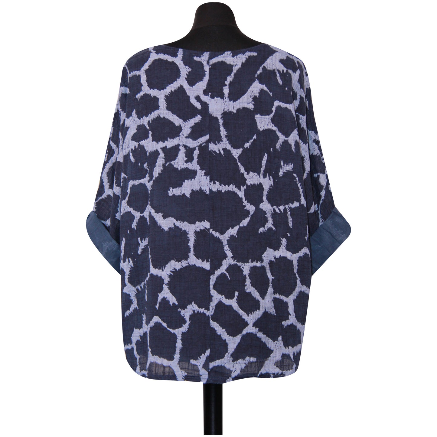 Giraffe Print Italian Crop Top