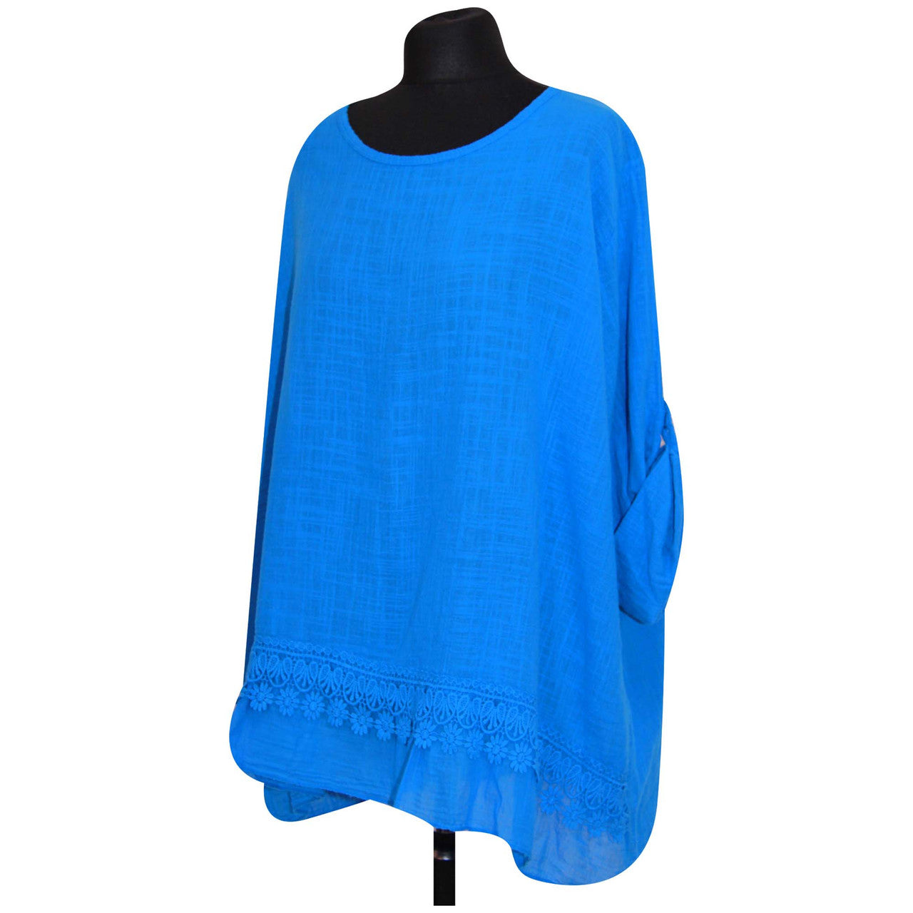 Italian Ladies Plain Lace Top