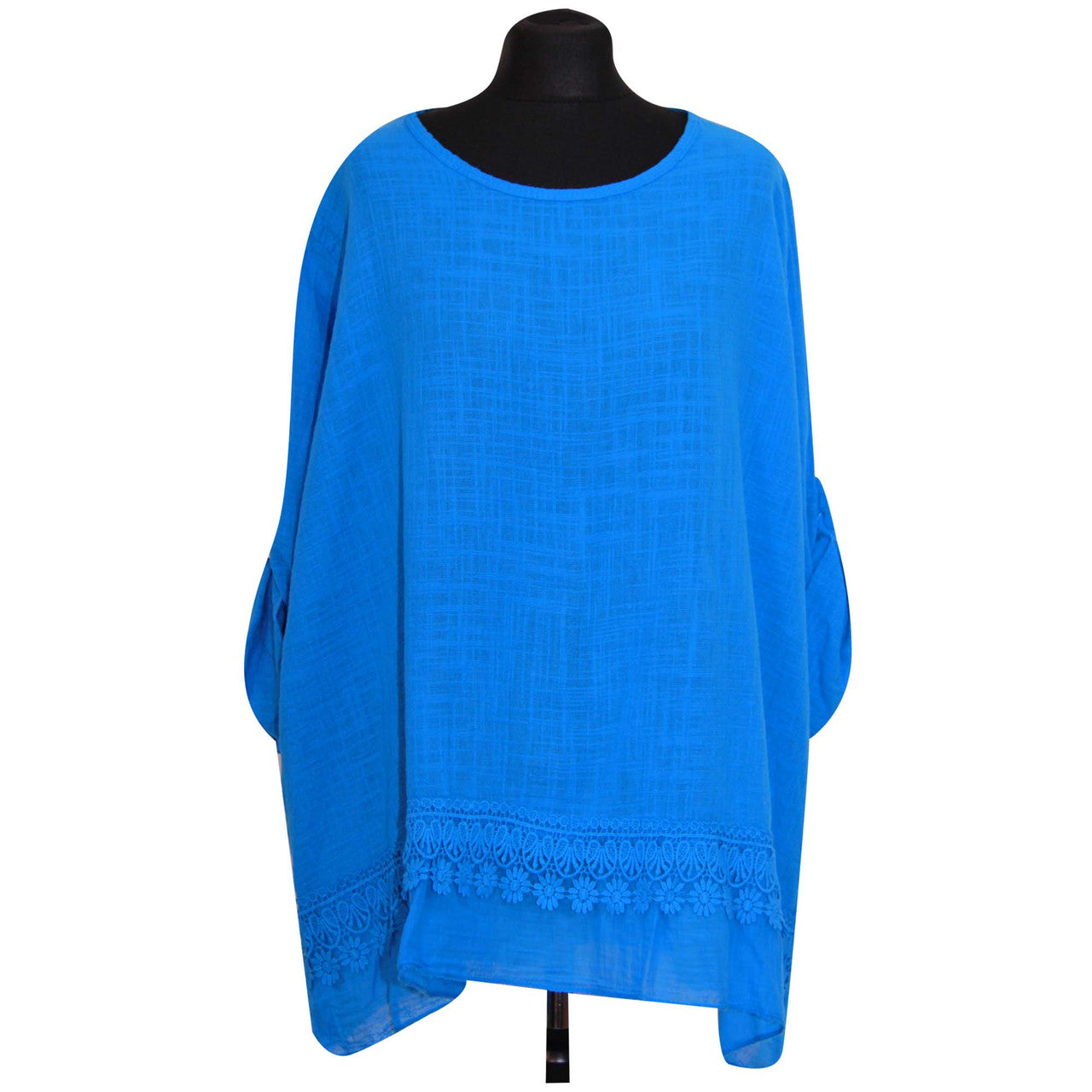 Italian Ladies Plain Lace Top