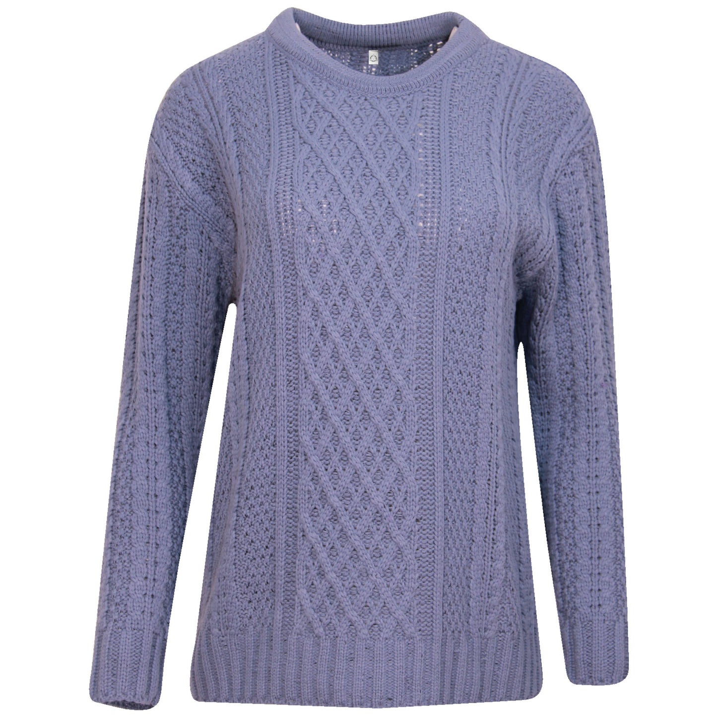 Warm and Cozy: Women's Knitted Aran Jumper for Winter
