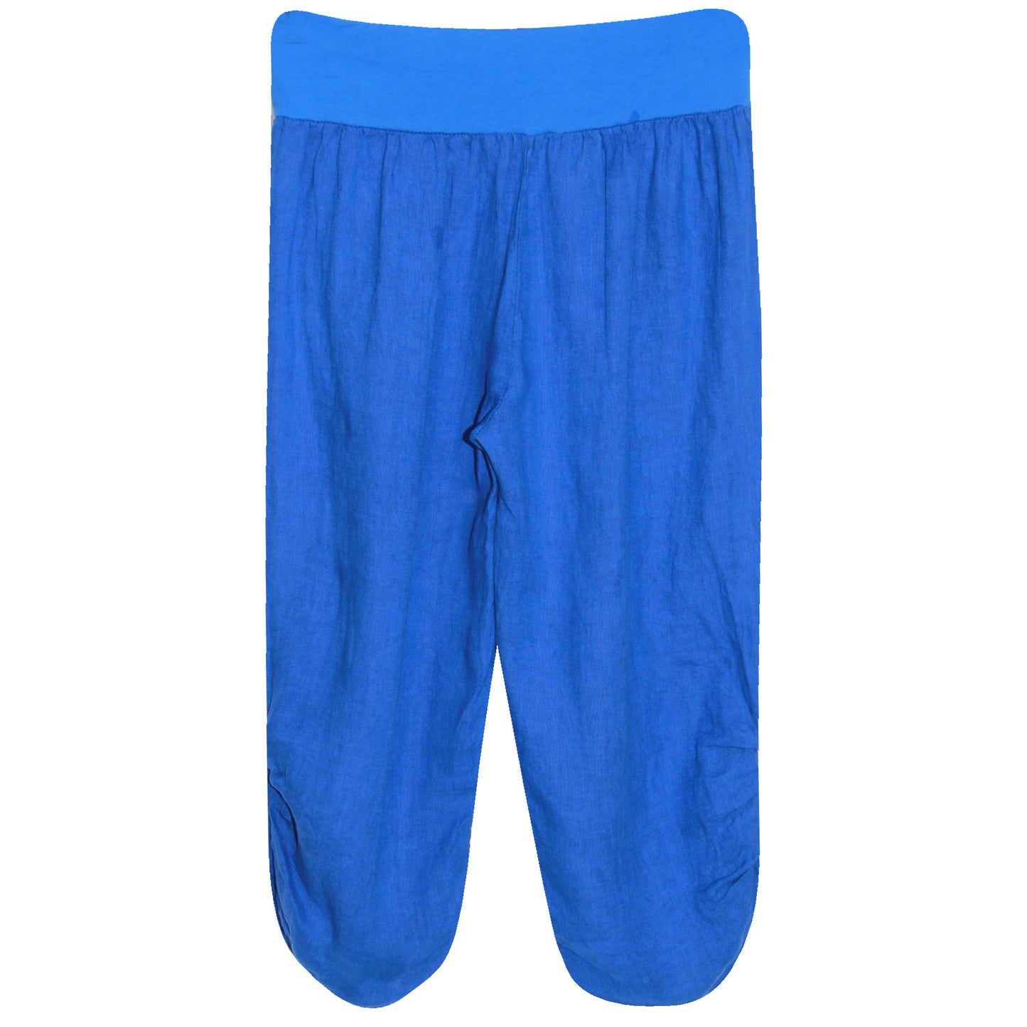 Ladies Linen Capri Trouser: Stylish 3/4 Length Women's Shorts Reg Size - Perfect Gift