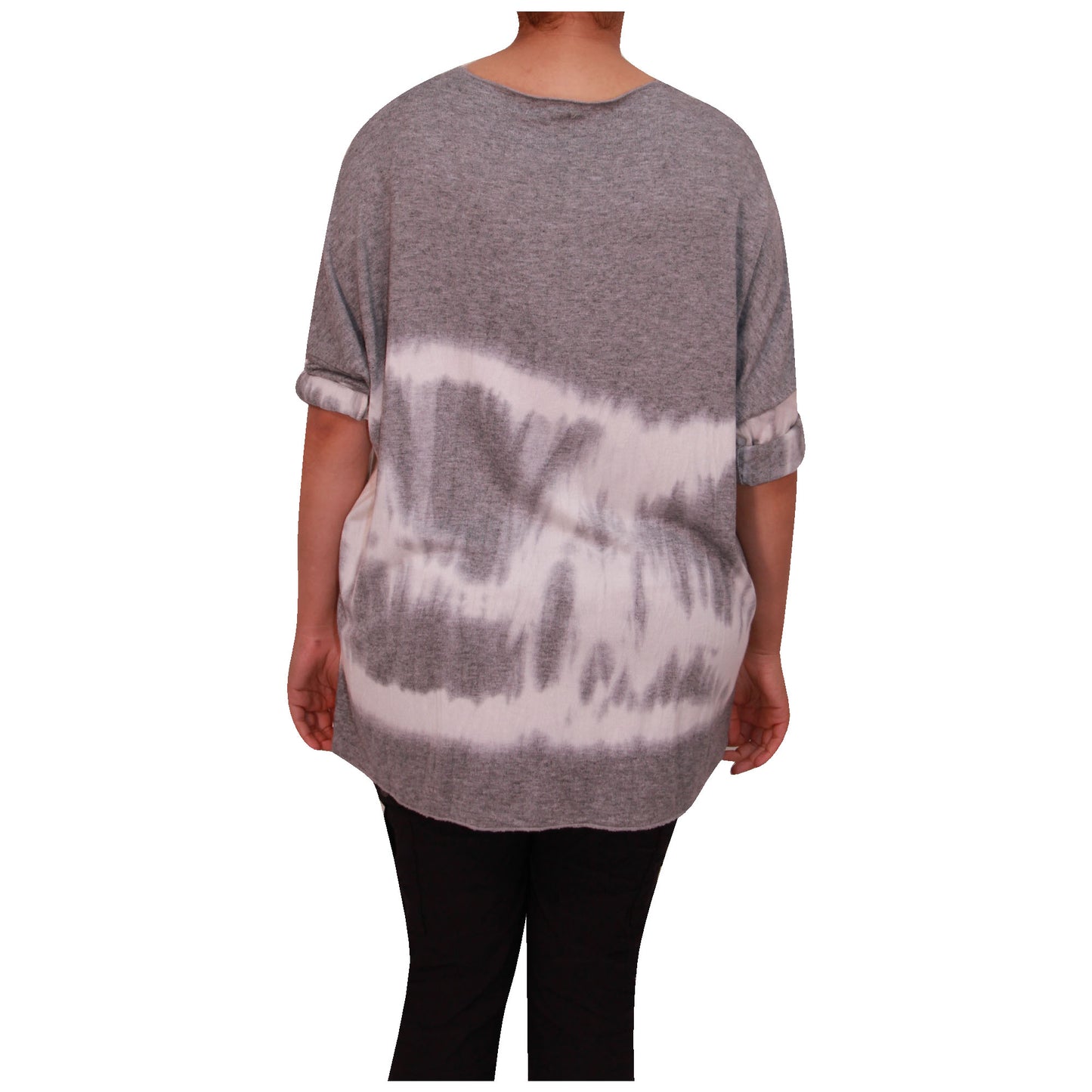 haut en tricot tie-dye pour femme