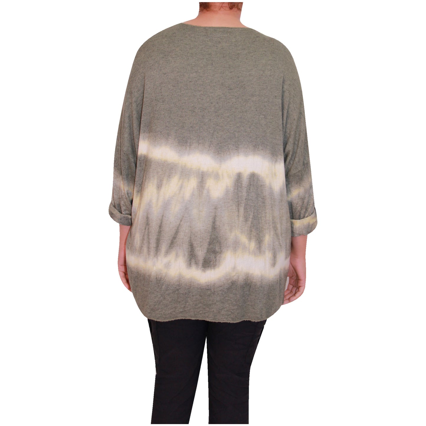 haut en tricot tie-dye pour femme