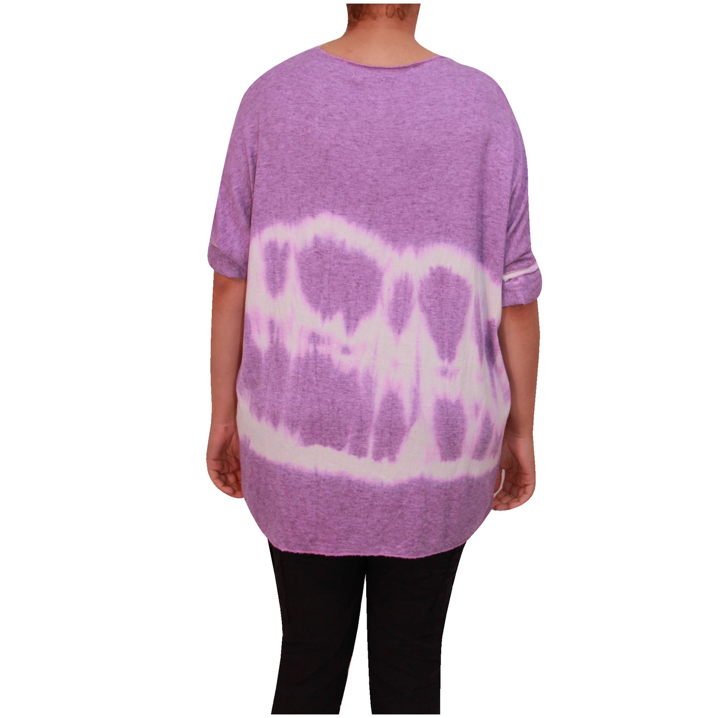 haut en tricot tie-dye pour femme