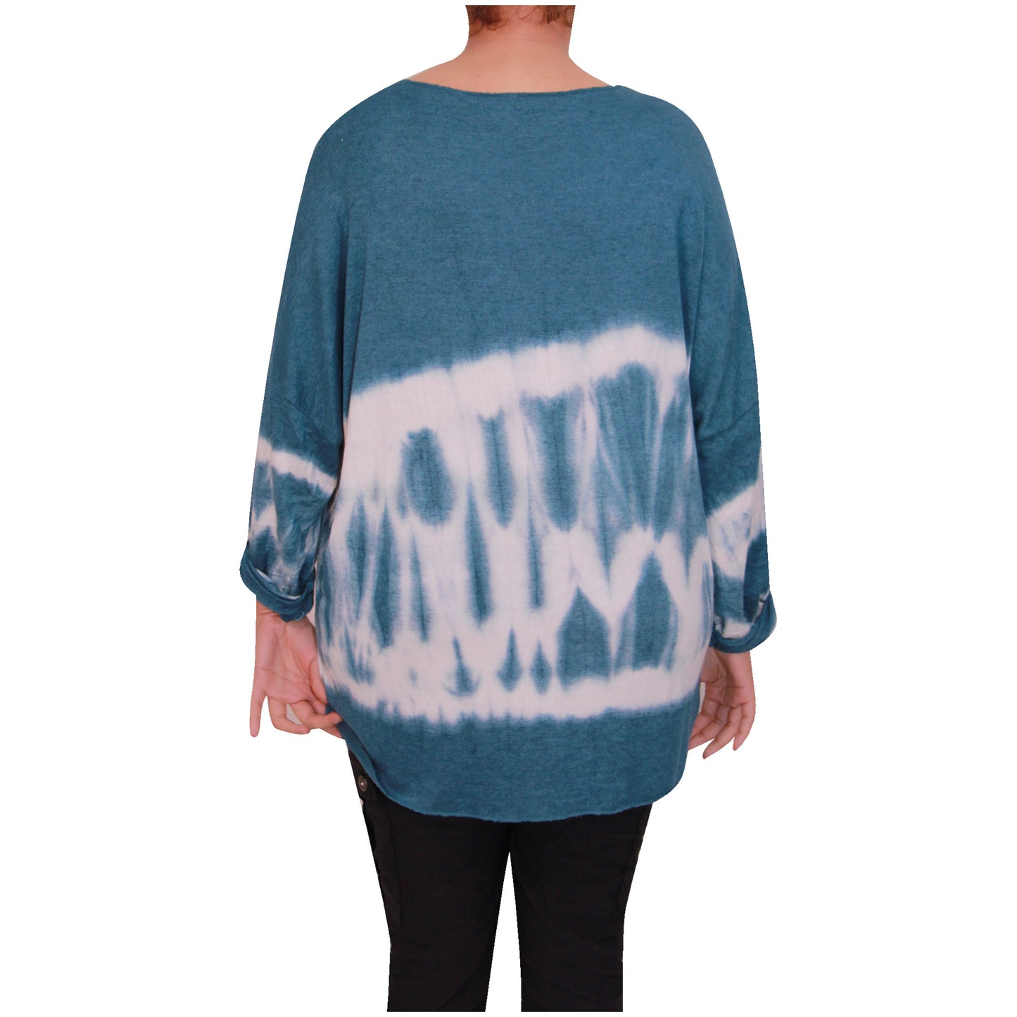 haut en tricot tie-dye pour femme