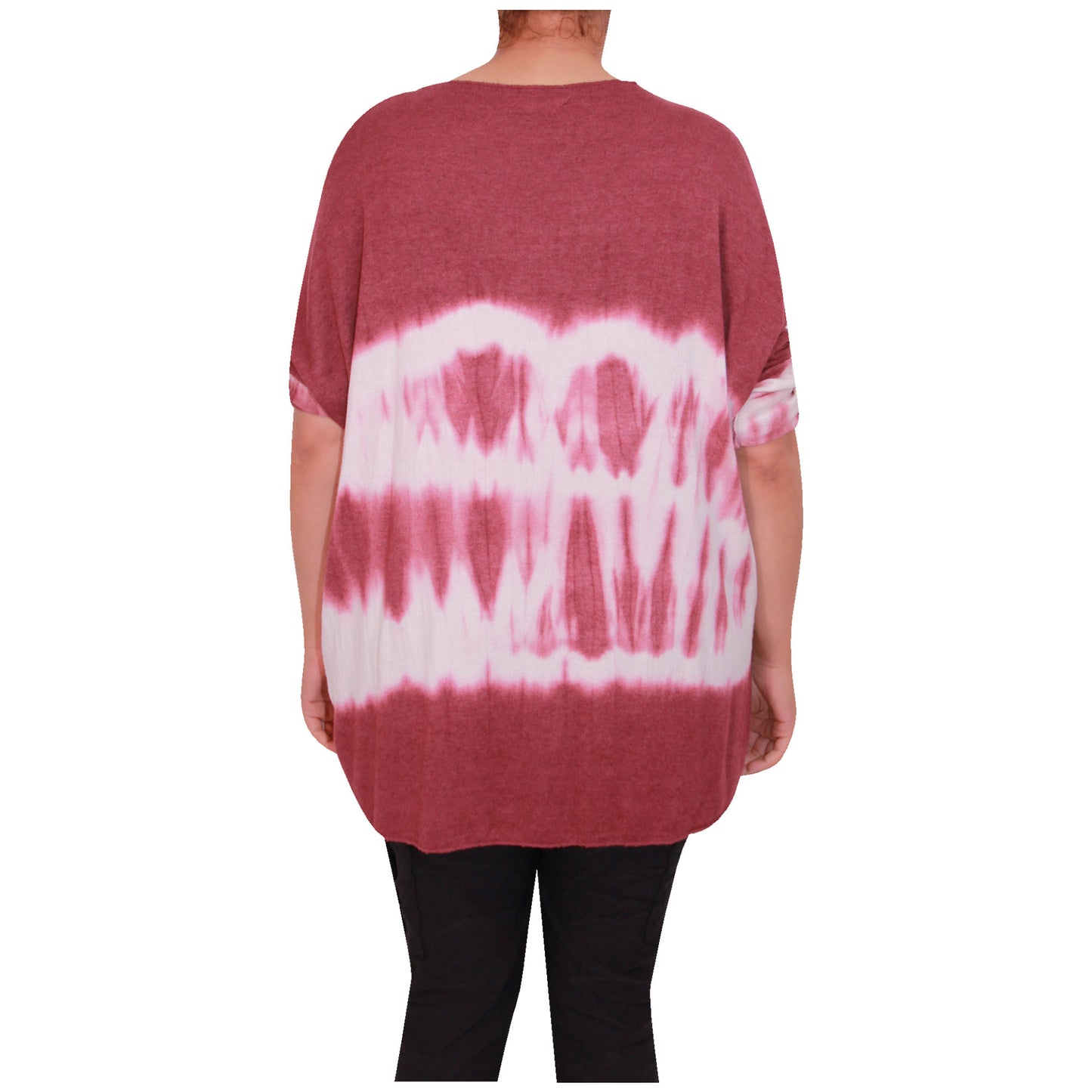 haut en tricot tie-dye pour femme