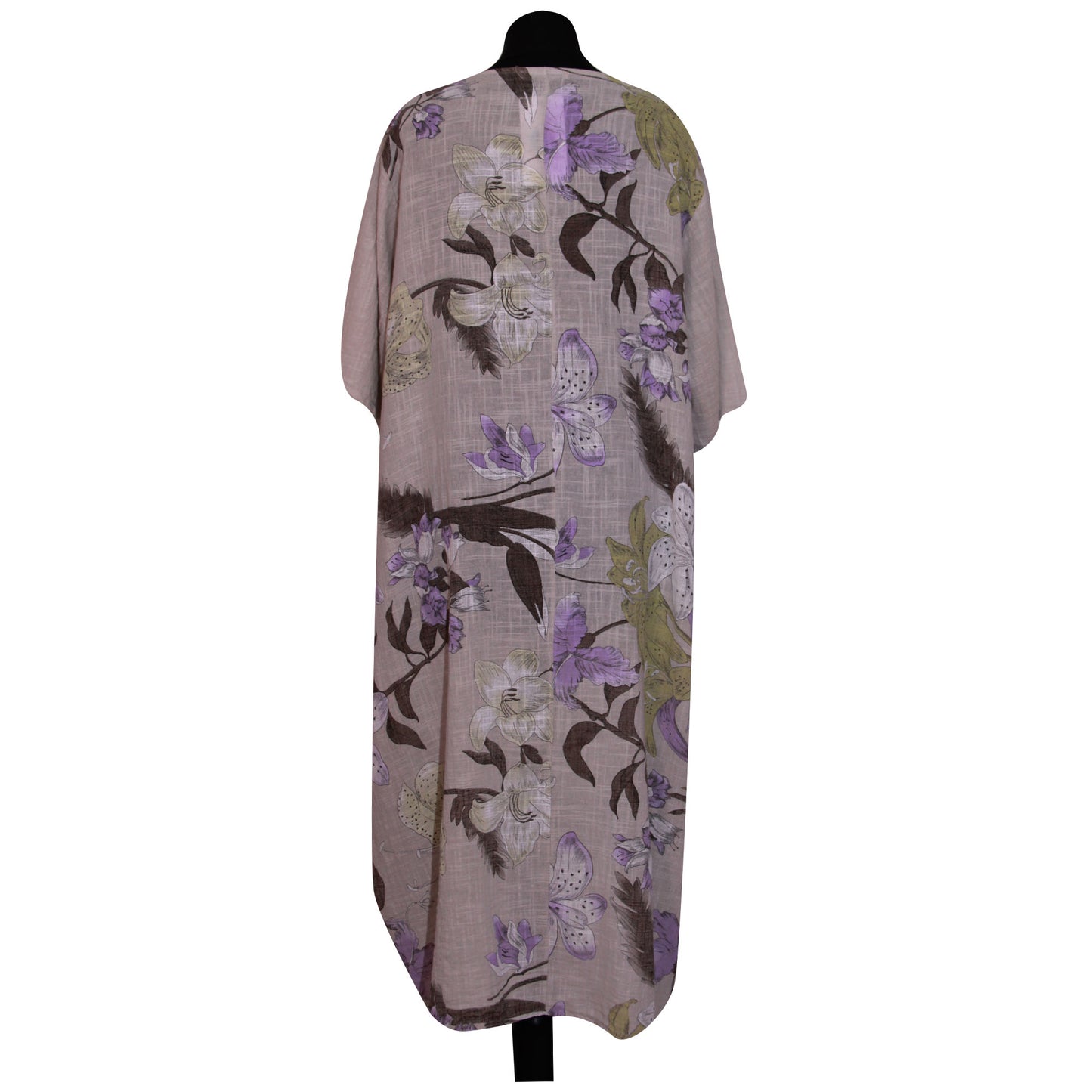 Robe en coton à imprimé floral italien pour femme