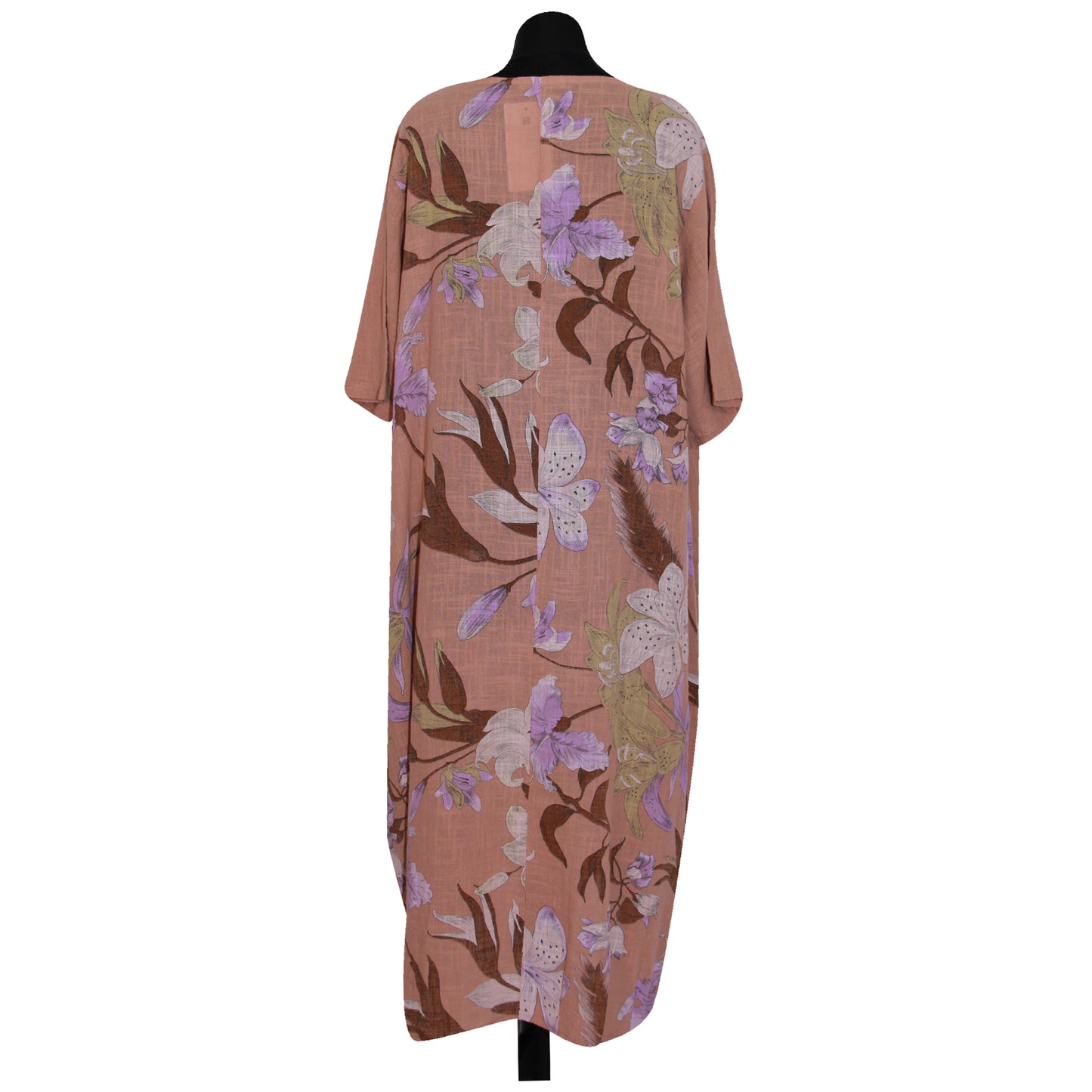 Robe en coton à imprimé floral italien pour femme